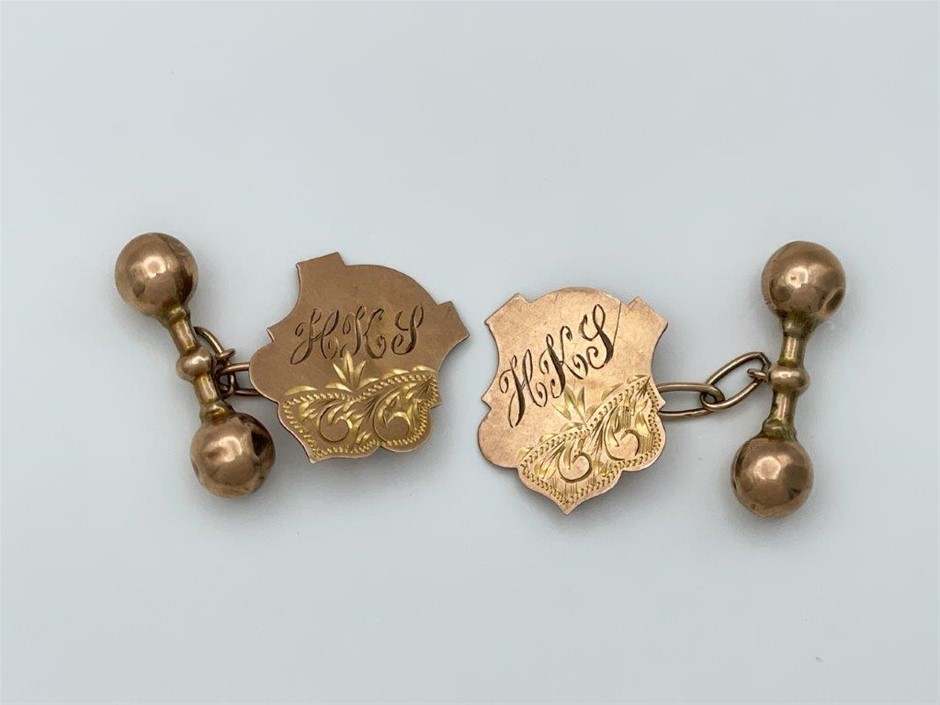 Pair of 9ct Gold Cufflinks