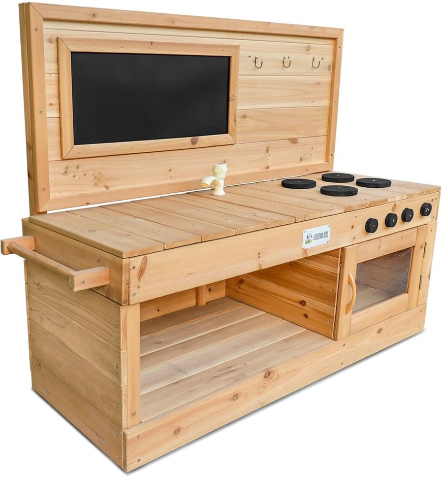 LIFESPAN Kids Eden Outdoor Play Kitchen. NB: opened box