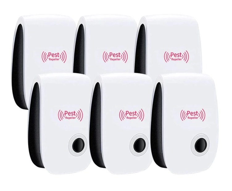 PESTILL Ultrasonic Pest Repeller (6 PACK)