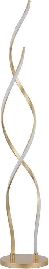 LEXI LIGHTING 1000 Lumens 20W Acropora LED Floor Lamp, Stylish Gold Alumini