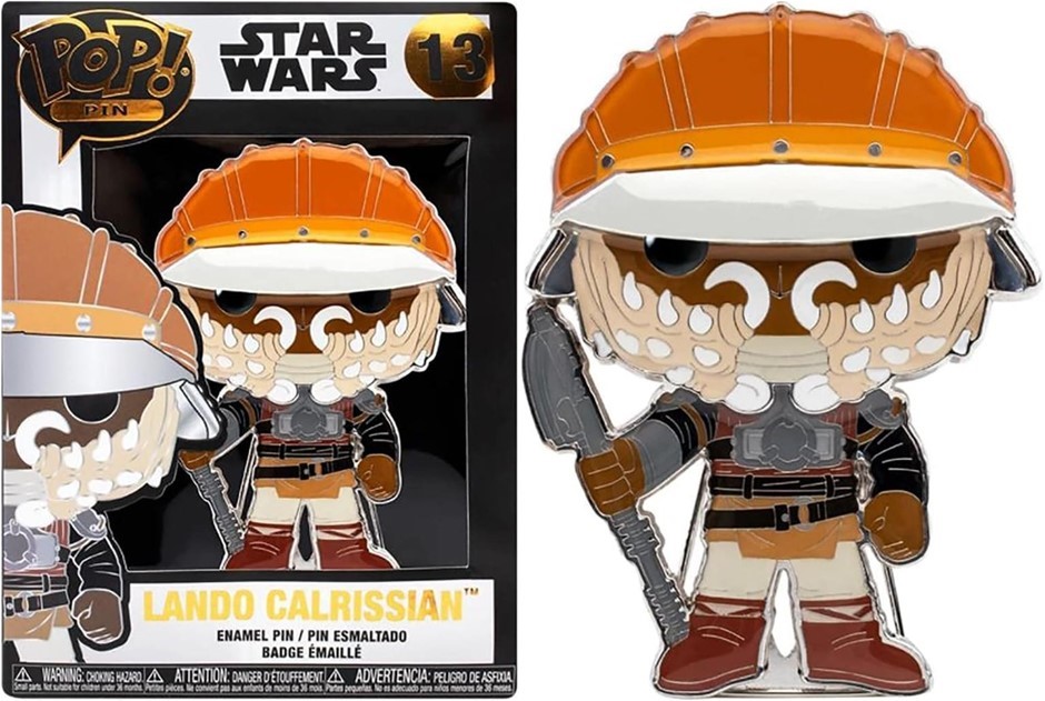 FUNKO Star Wars Lando Calrissian Pop Enamel Pin, 4-Inch