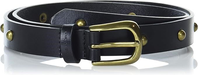 LUCKY BRAND Women's Leather Belt, Size L, Black, LB3659.