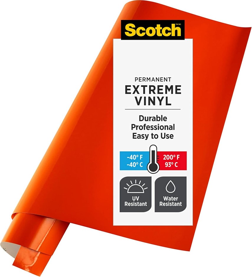 SCOTCH Extreme Premium Vinyl, 12 x 24 in, Perfect for Outdoor and Automotiv