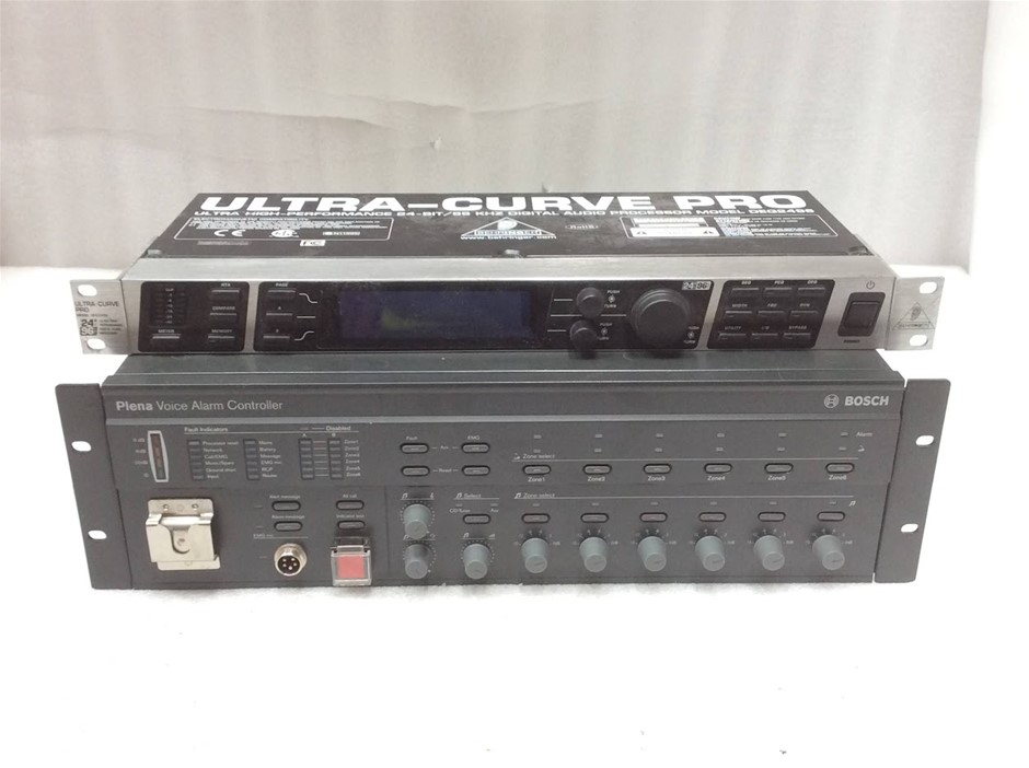 Bosch LBB1990/00 Plena Voice Alarm Controller + Behringer DEQ2496 Ultra