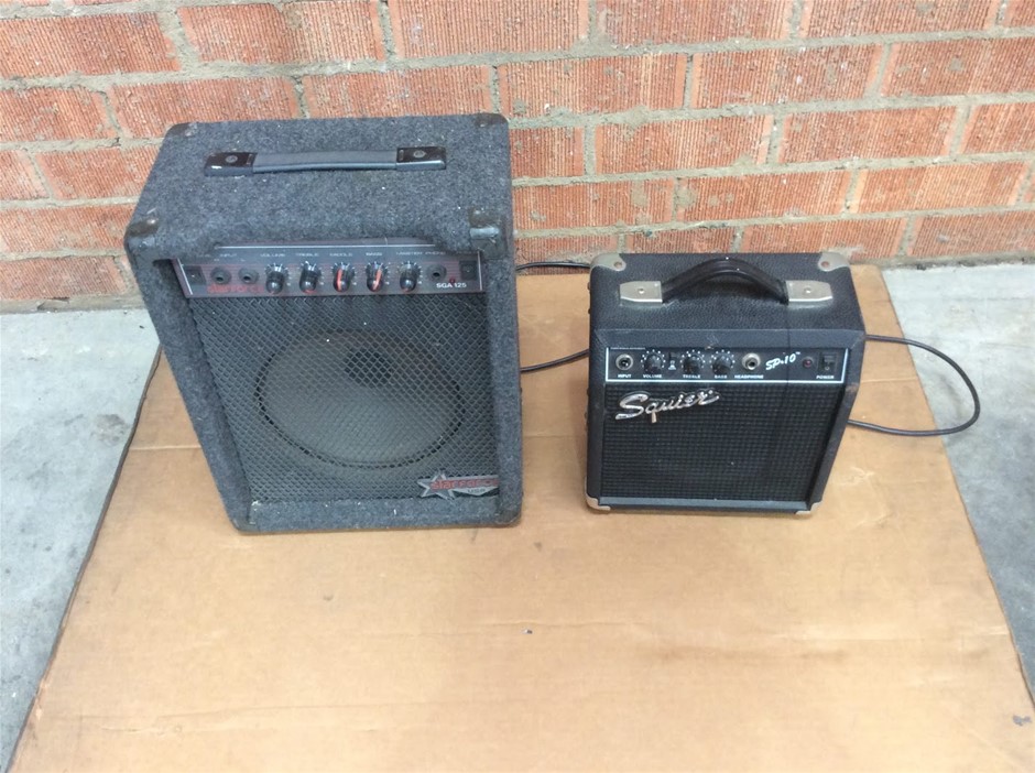 Squier SP-10 Guitar Amplifier + Starforce SGA125 Guitar Amplifier