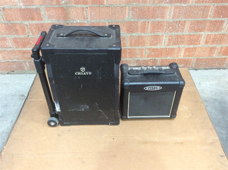 Kustom Dart10 Lead Guitar Amplifier + Chiayo PA-600CR Portable PA Speaker