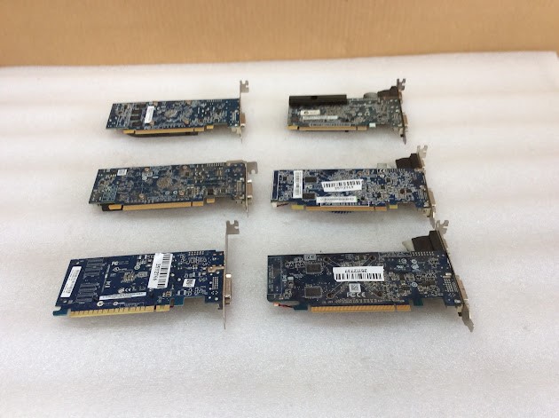 AMD RADEON HD 5450&AMD ATI RADEON HD 4350&DELL RADEON HD 4350 (Lot of 6)