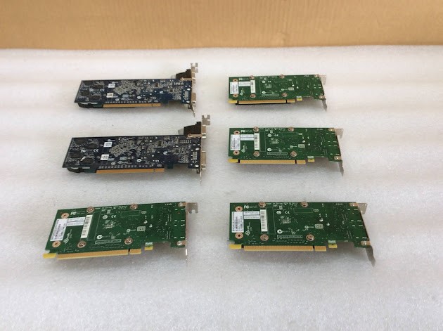 NVIDIA GEFORCE NVS 310&NVIDIA GEFORCE GT 220 GRAPHICS CARD (Lot of 6)