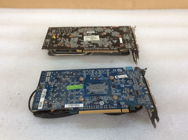 GIGABYTE GEFORCE GTX 560 OC&MSI N250GTS GRAPHICS CARD (Lot of 2)