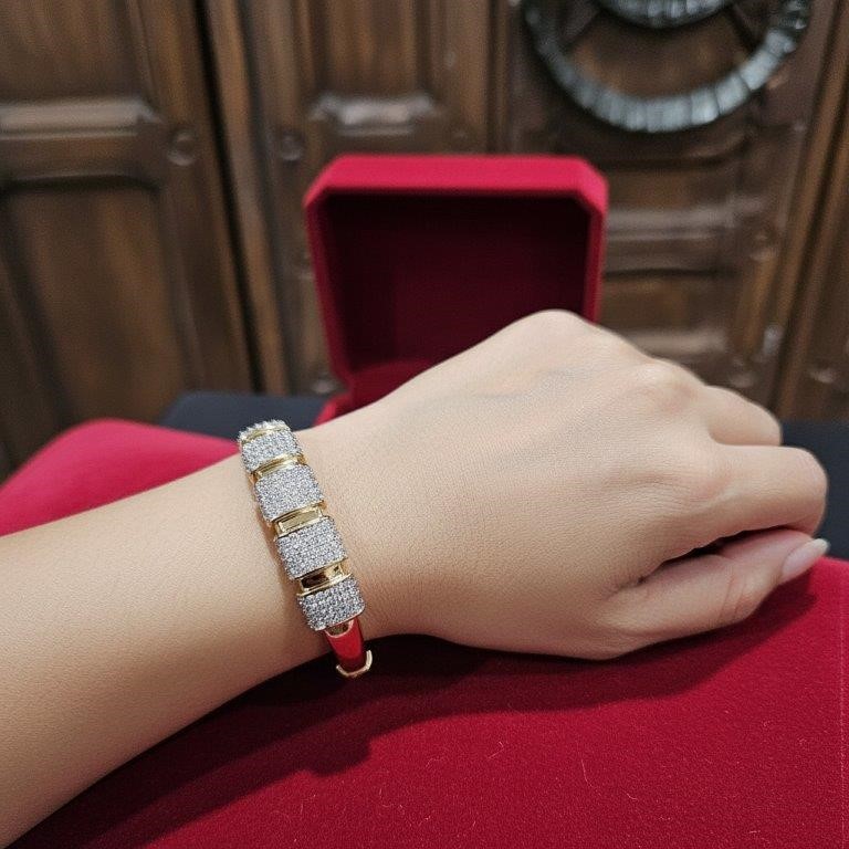 18KGoldFilled /Italy Stamped Bangle -58mm