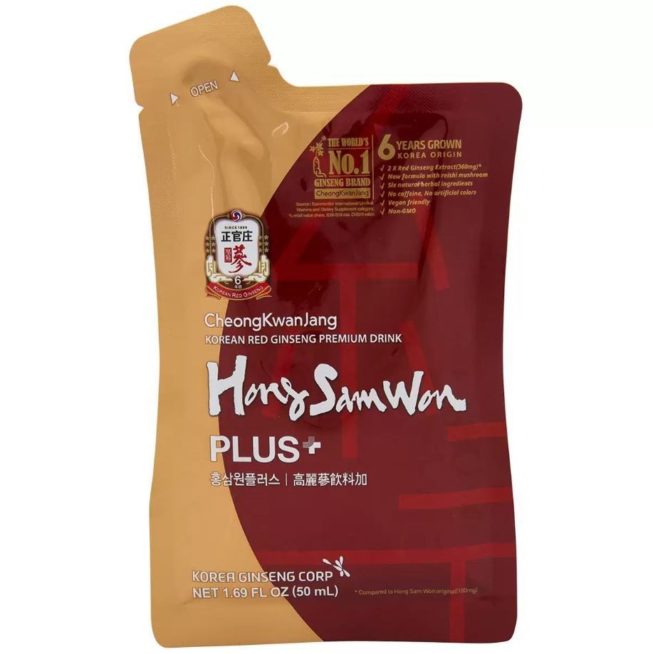 30 x CHEONG KWAN JANG Individual Hong Sam Won Plus Korean Red Ginseng Tea P