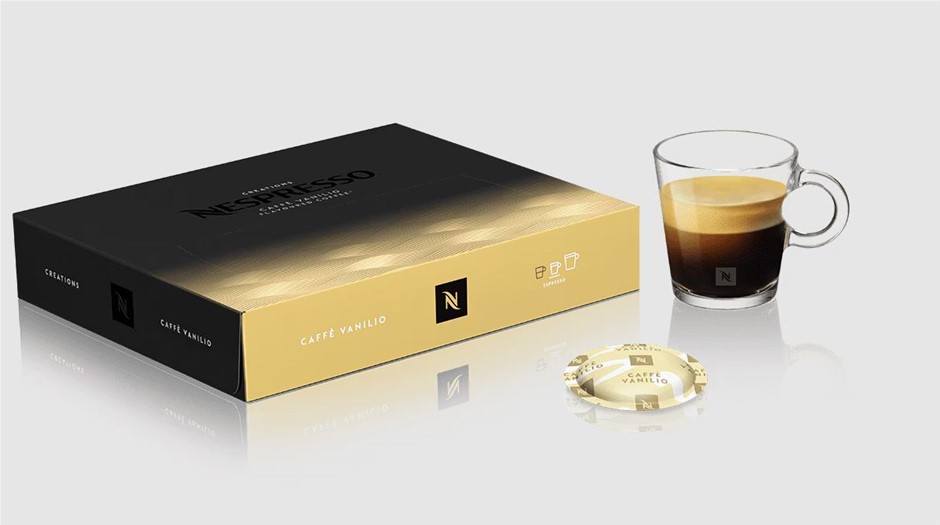 NESPRESSO CREATIONS 50 Capsule Box, Caffe Vanilio, Flavoured Coffee. Best B