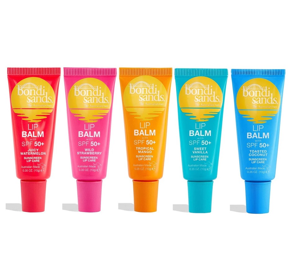 8 x BONDI SANDS Lip Balms, 10g Each, SPF50+, Assorted Flavours. NB: Flavour