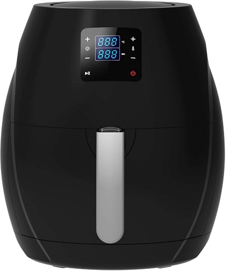 KITCHEN COUTURE Air Fryer 7 Litre, Family Size, LED Display, Black