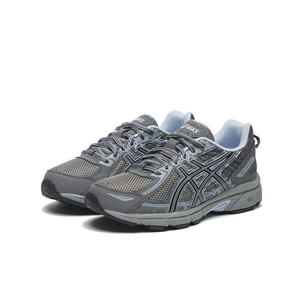 ASICS Women's Gel-Venture 6 Shoes, Size US8.5 / EU40, Carbon/Soft Sky (021)