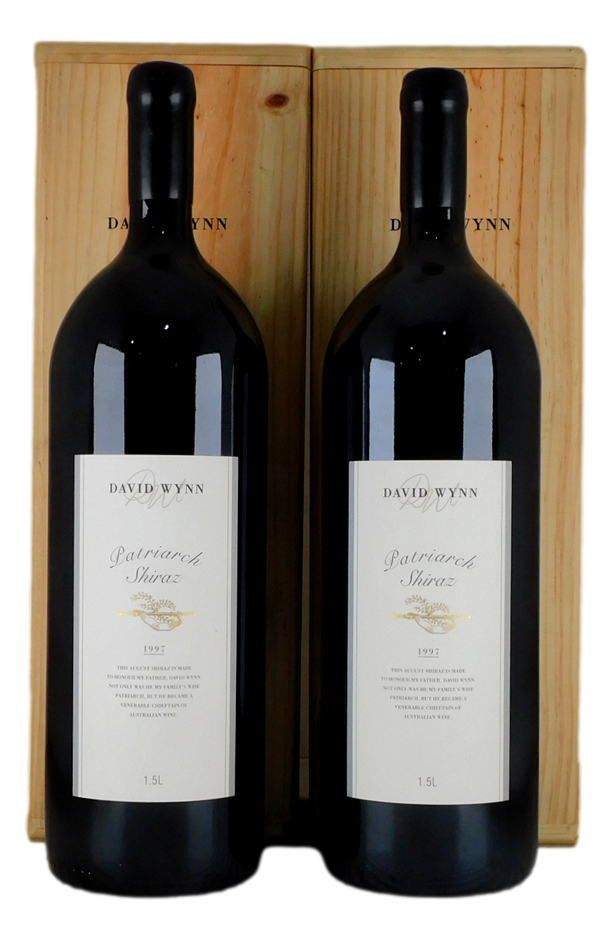 David Wynn Patriarch Shiraz 1997 (2x 1500mL), SA.