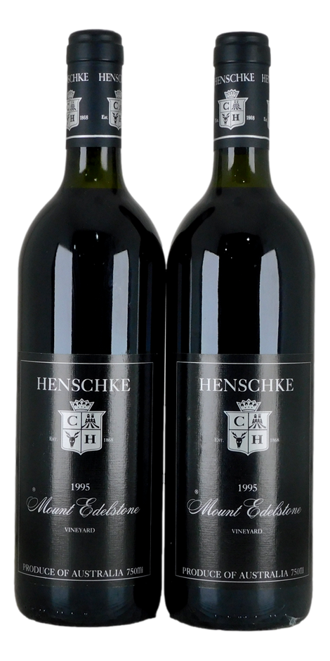 Henschke Mt Edelstone Shiraz 1995 (2x 750mL), SA.