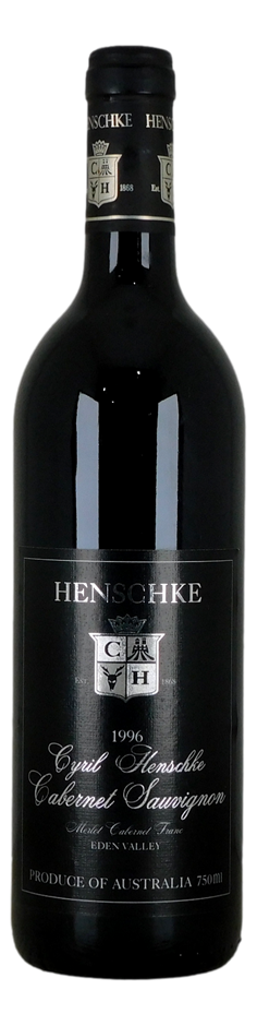 Henshcke Cyril Cabernet Sauvignon 1996 (1x 750mL), Eden Valley