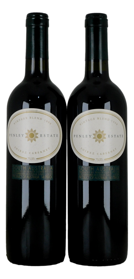 Penley Estate Shiraz Cabernet 1998 (2x 750mL), SA.