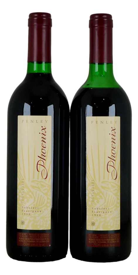 Penley Estate Phoenix Cabernet Sauvignon 1996 (2x 750mL), SA.