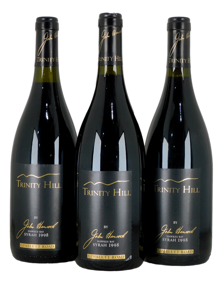 Trinity Hill Syrah 1998 (3x 750mL), Hawkes Bay.