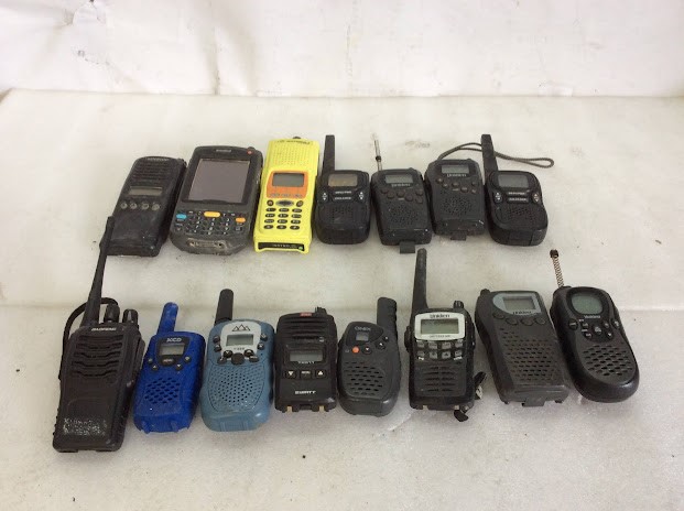symbol/KENWOOD/XCD/Uniden Mixed Brand and Model Two-Way Radio (Lot of 15)
