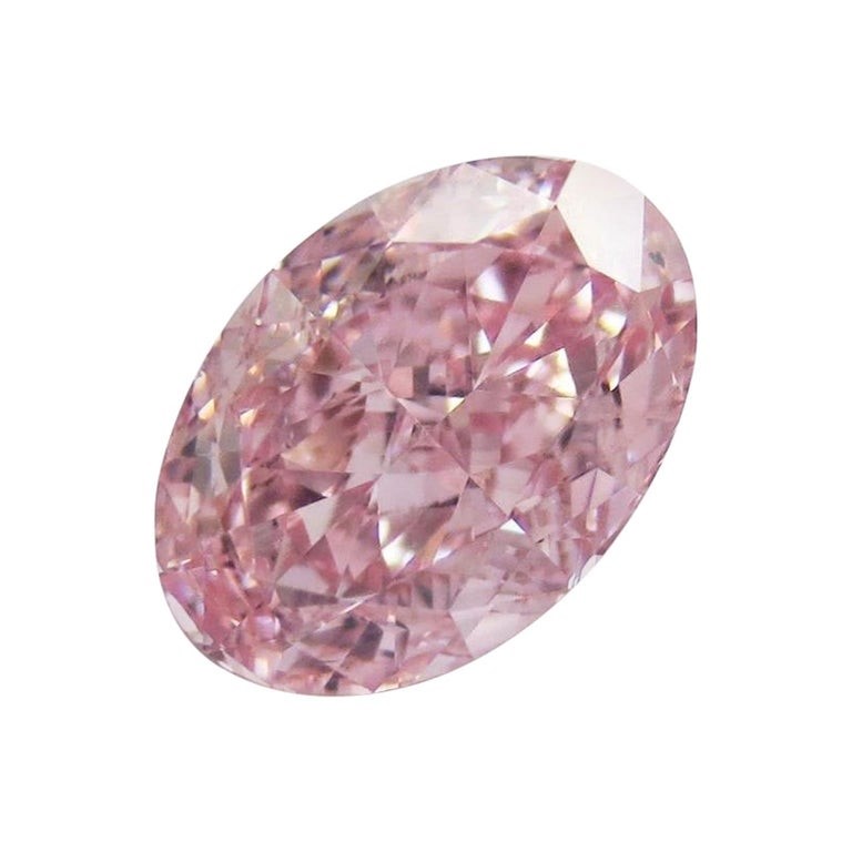 0.17 Carat Brown Pink Oval shape diamond West Australia-Kimberley region