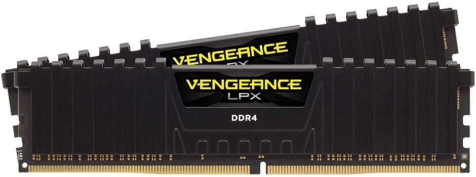 CORSAIR Vengeance 2 x 16GB Desktop Gaming Memory RAM, DDR4, 3200MHz Speed.