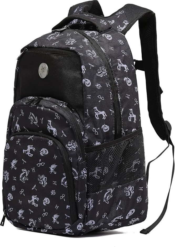 WARNER BROTHERS Harry Potter Backpack, Black, 28 x 20 x 45cm.
