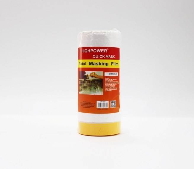 3 x HIGH POWER Paint Masking Films, 110cm x 25M.