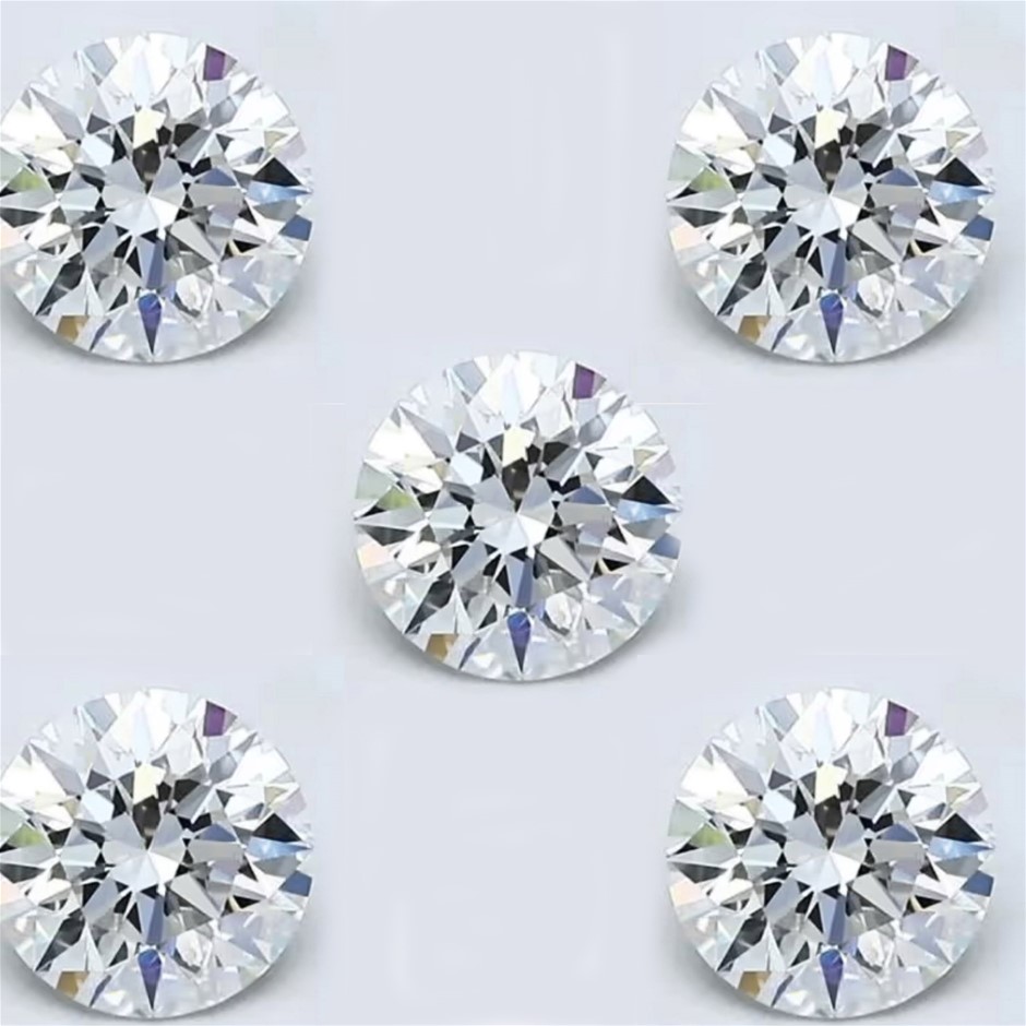 0.075ct (5pcs) Natural Diamond G VS
