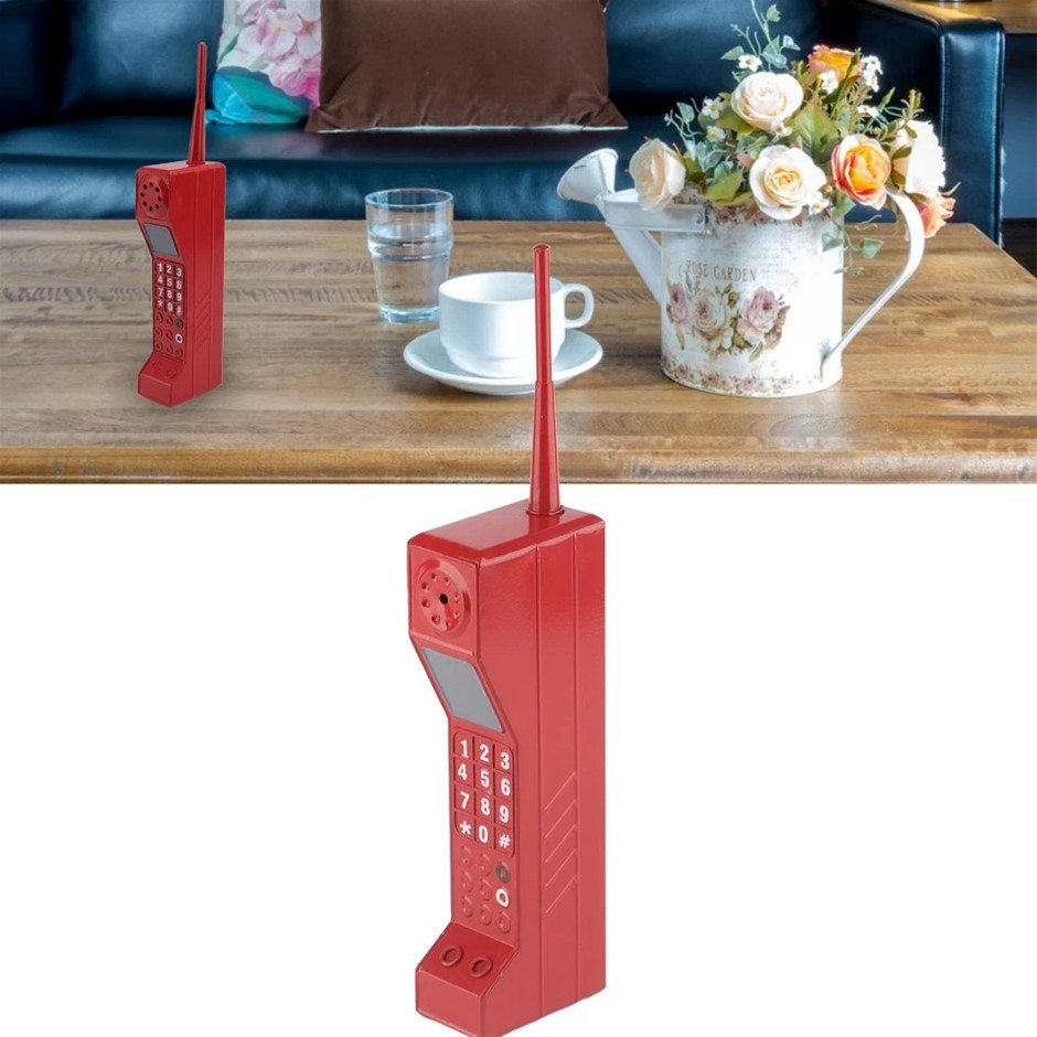 Retro Brick Cell Phone Ornament Vintage Phone Model Simulation Photograph