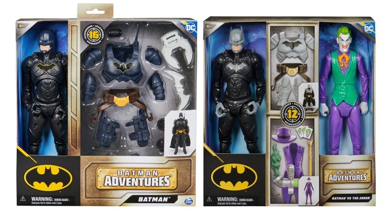 2 x Assorted DC COMICS Toys Including Batman Adventures Batman vs The Joker