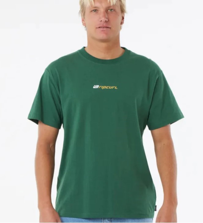 RIPCURL Medina Y2K Logo Tee. NB: Color Black.