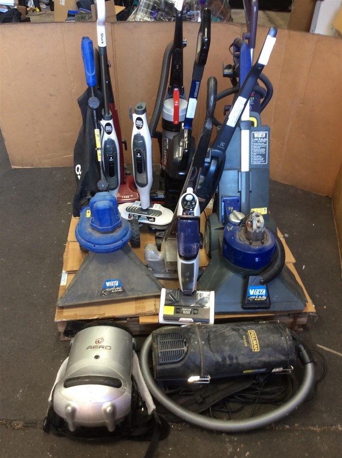 Mixed Brand Upright and Canister Vacuum Cleaners