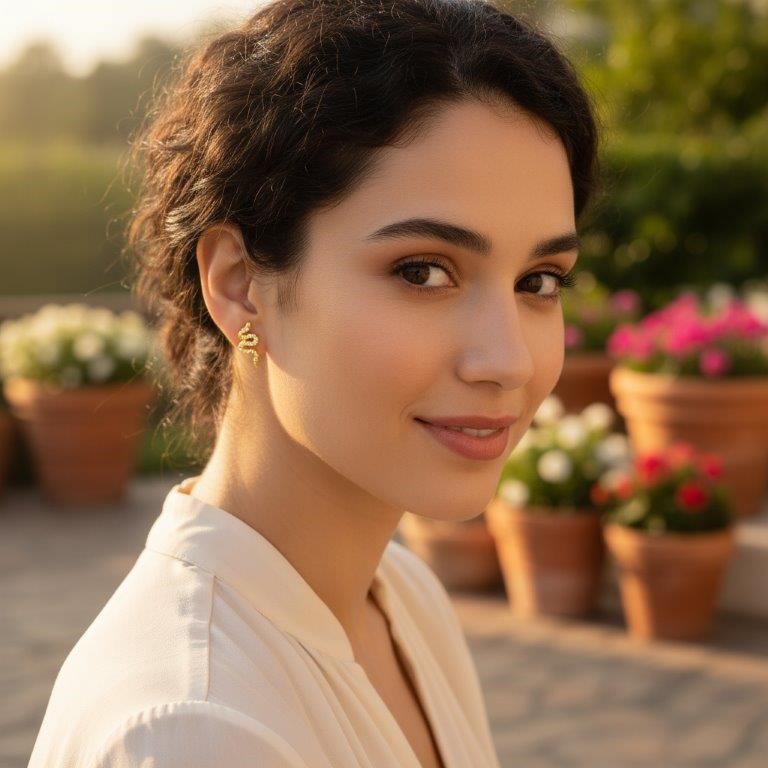 GRA Moissanite White Brilliant Cut 925 Sterling Silver Earrings-VVS1