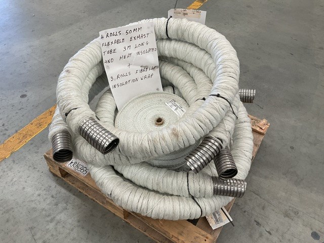 <p>Four Rolls of Flexible Exhaust Tube</p>