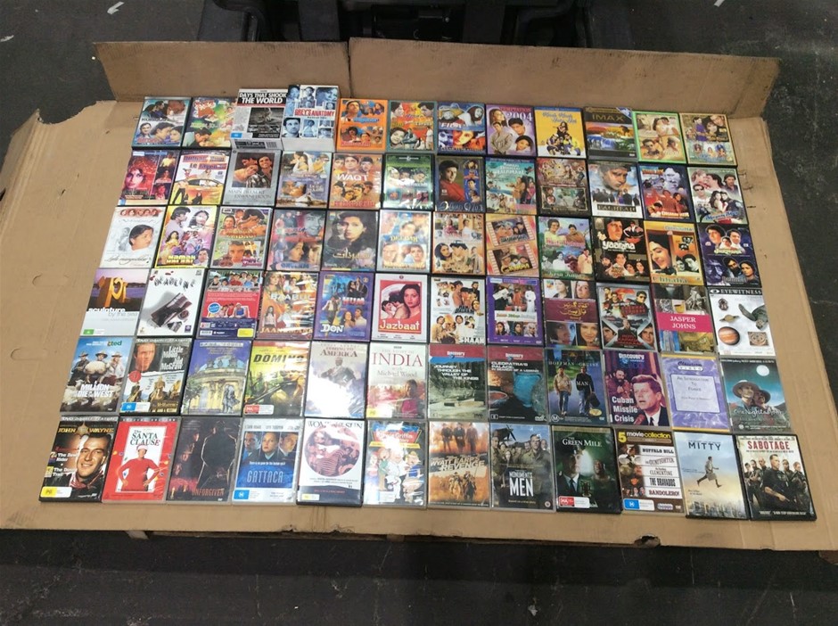 Mixed Different types of movie DVDs (Lot of 72)