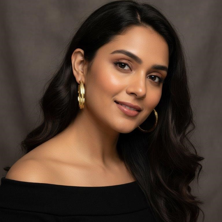 18KGold-filled/Italy Solid Gold Filled Earring -(stamped 18K/Italy)