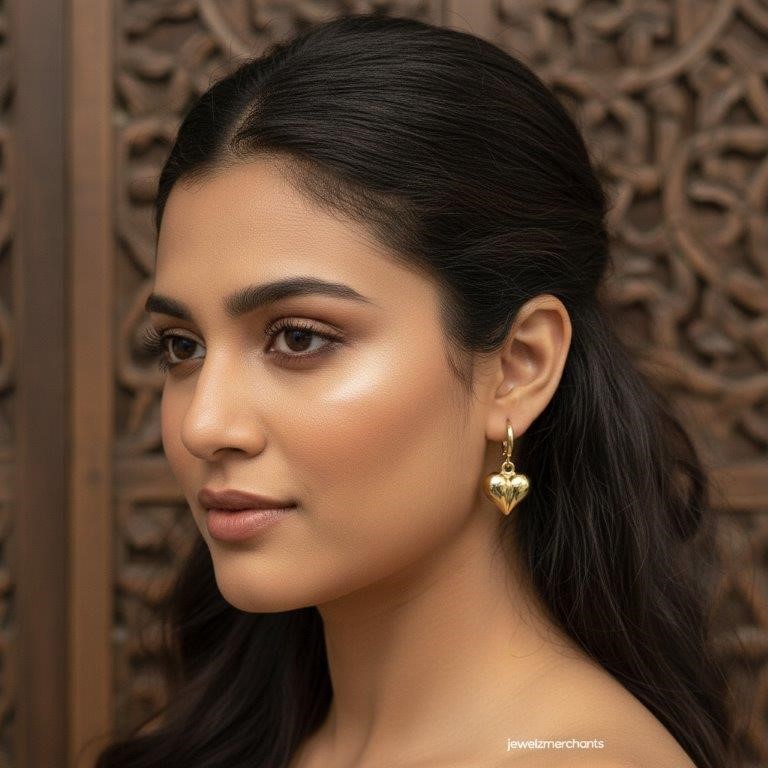 18KGold-filled/Italy Solid Gold Filled Earring -(stamped 18K/Italy)