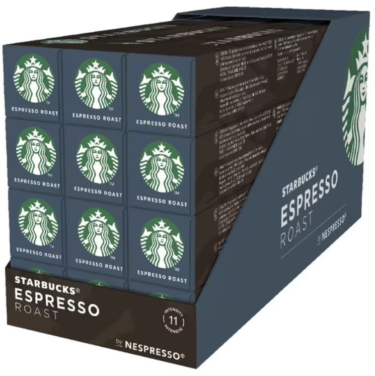 STARBUCKS By NESPRESSO Espresso Dark Roast 120pk Aluminium Capsules