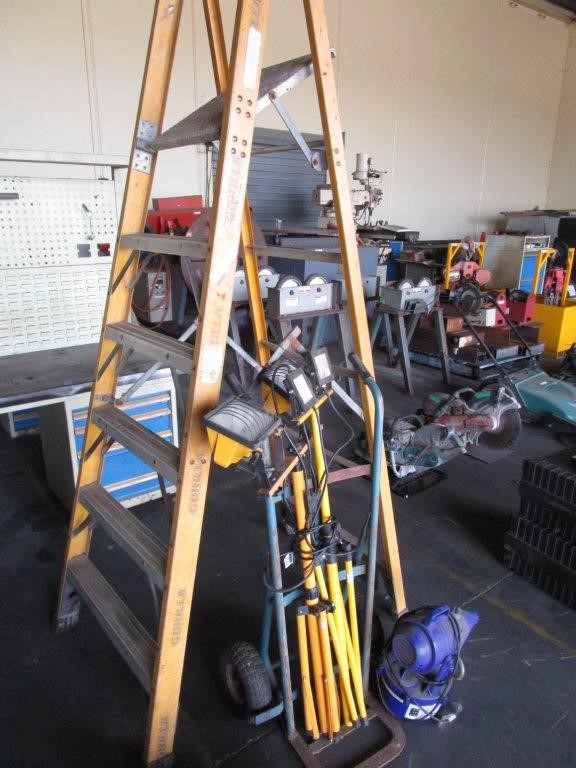 Workshop Ladder/Trolley/Lights/Insect Fogger