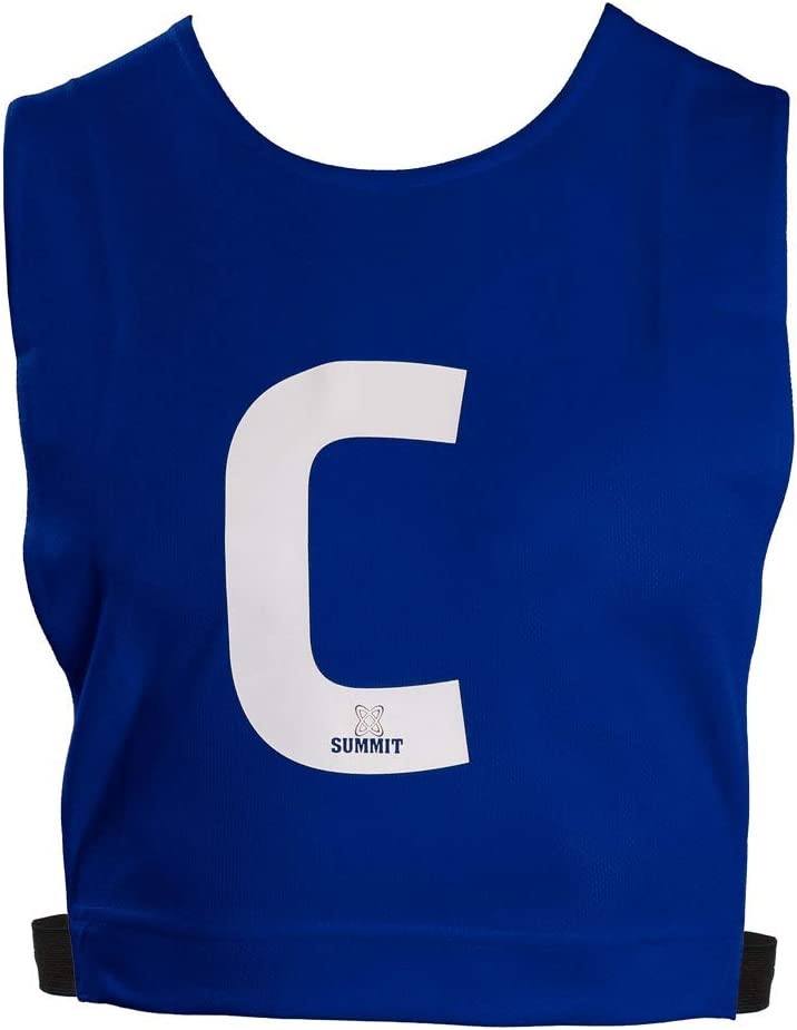 SUMMIT Netball Bibs Team Set, Colour: Blue.