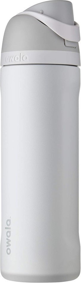OWALA FreeSip Insulated Stainless Steel Water Bottle with Straw for Sports