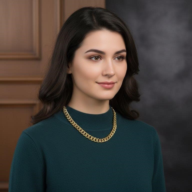 18k Italy Stamped Solid Heavy Yellow Gold Filled Chain-Quality Guarantee