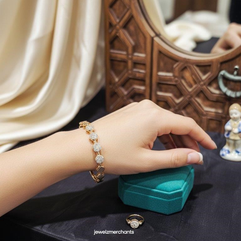 22KGold-filled/ITALY Solid Yellow Gold Filled bangle -(stamped 22KGold