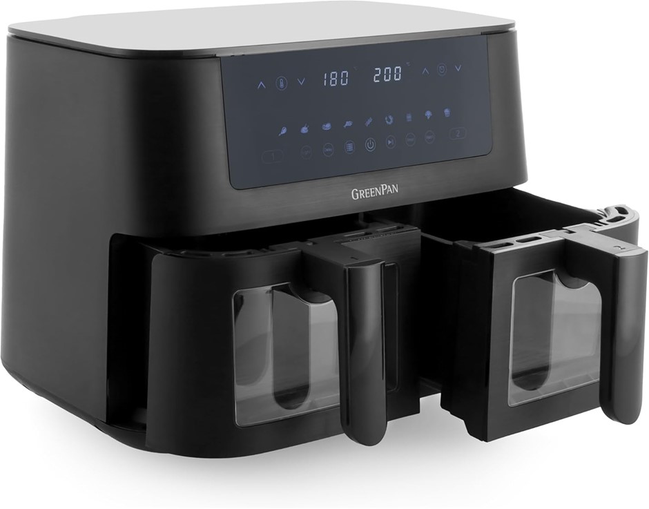 GREENPAN Bistro Dual Zone Airfryer.