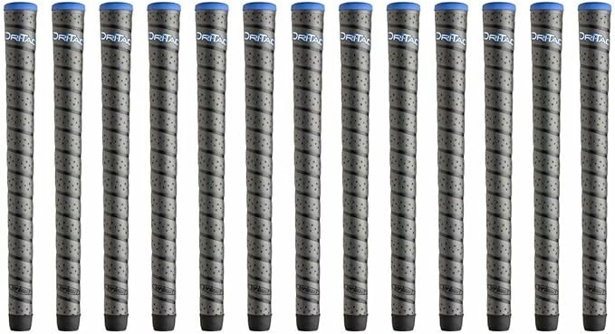 WINN Dri-Tac Wrap Midsize (+1/16 Inch) 13 Piece Golf Grip Bundle.