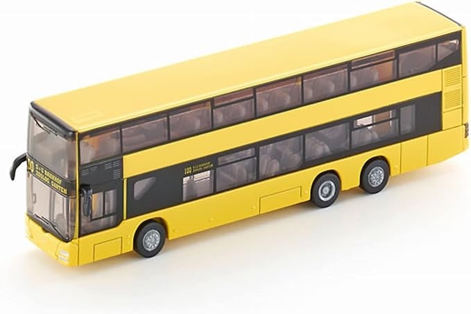 SIKU 884 Man Double-Decker City Bus, Yellow.