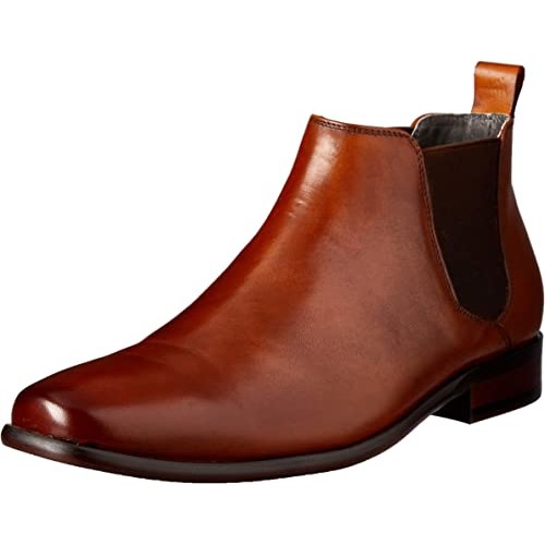 JULIUS MARLOW Men's Kick Chelsea Boot, Size AU/UK 9 (US10), Cognac, 500329.